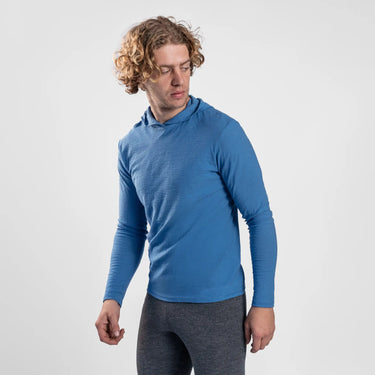 mens all purpose sun hoodie color baby blue