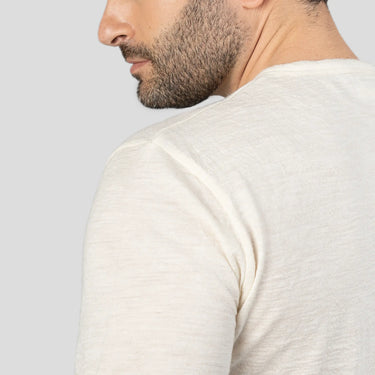 mens ultra soft crew neck tshirt color undyed